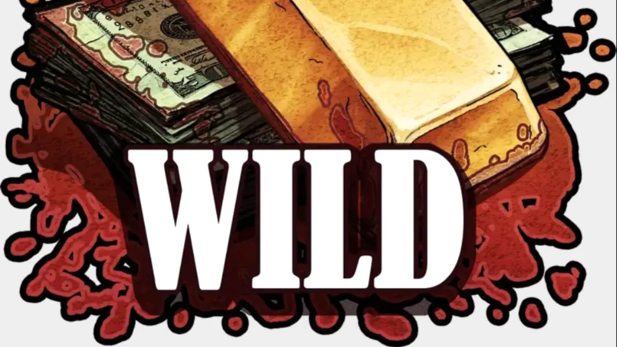 Tampilan visual slot Revolvero dengan tema western yang gahar